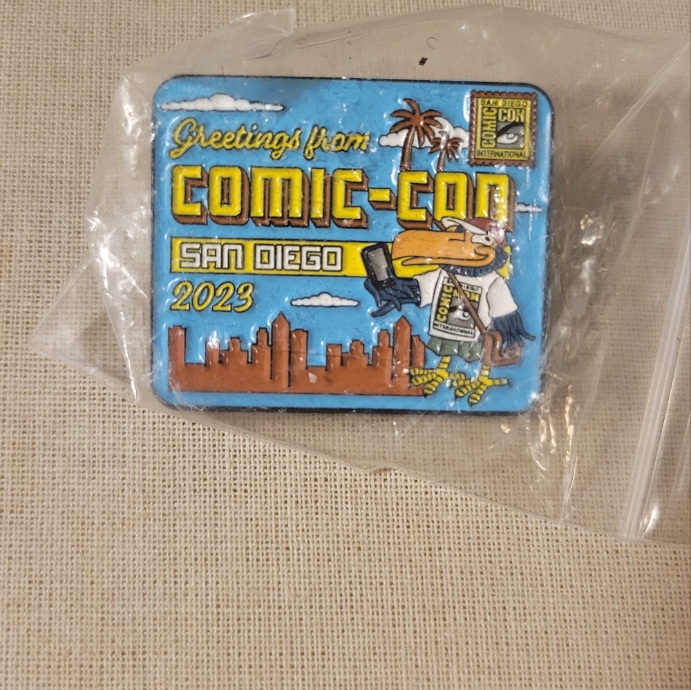 SDCC 2023 Comic Con Exclusive Pin Greetings From San Diego 2023 Toucan NEW